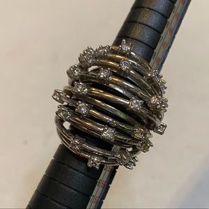 Sterling statement ring